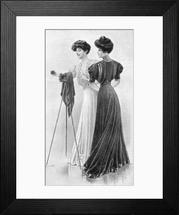 Framed Print : How a girl should dress, 1907 Framed Print : How a girl should dress, 1907