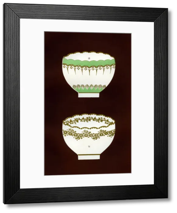 Framed Print : Derby patterns, 1876. Artist: Hall & England