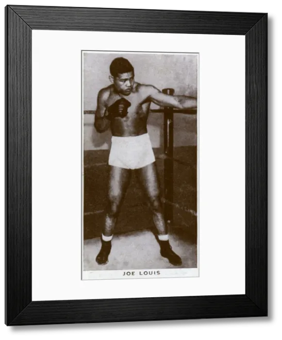 Framed Print : Joe Louis, American boxer, 1938 Framed Print : Joe Louis, American boxer, 1938