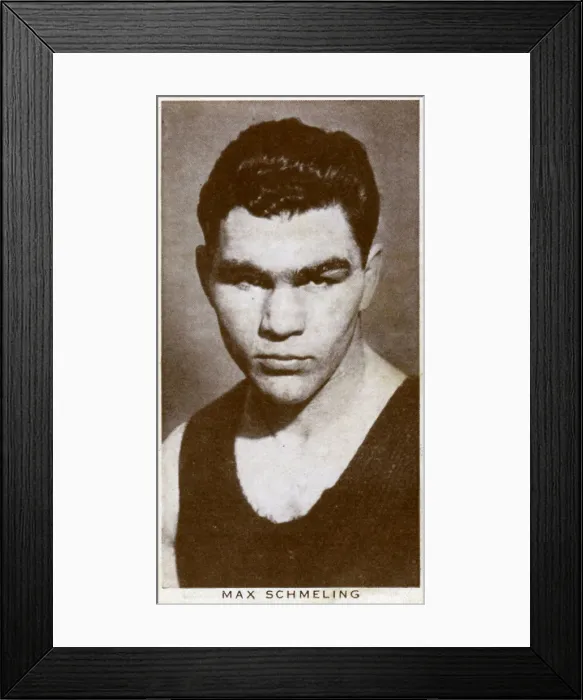 Framed Print : Max Schmeling, German boxer, 1938