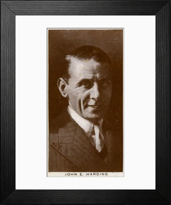Framed Print : John E Harding, British boxing manager and match-maker, 1938 Framed Print : John E Harding, British boxing manager and match-maker, 1938