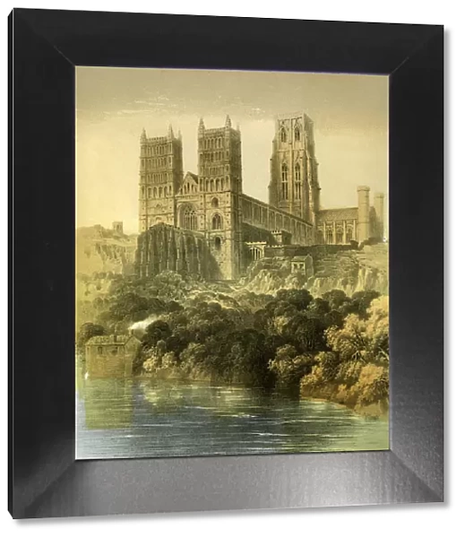 Durham Cathedral, County Durham, c1870. Artist: Hanhart
