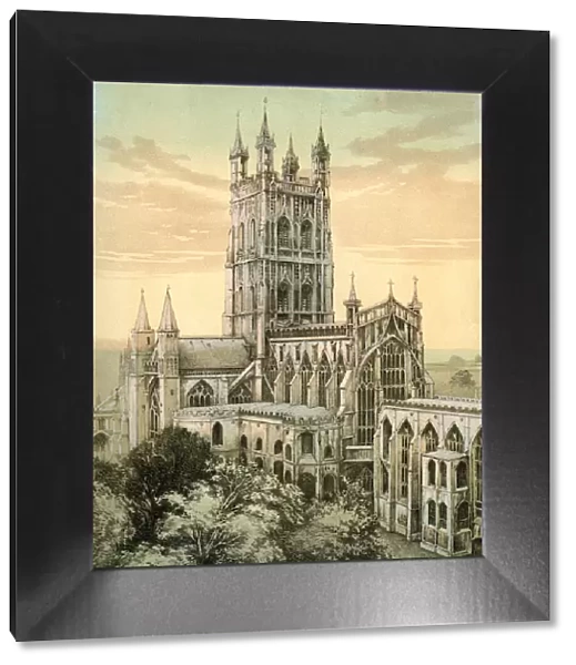 Gloucester Cathedral, Gloucestershire, c1870. Artist: Stannard & Son