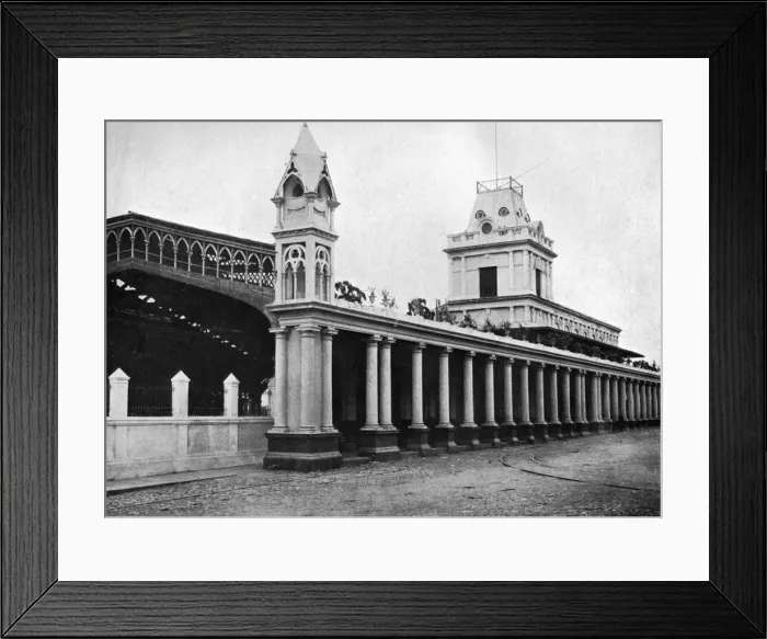 Framed Print : Paraguayan Central Railway Station, Asuncion, Paraguay, 1911 Framed Print : Paraguayan Central Railway Station, Asuncion, Paraguay, 1911