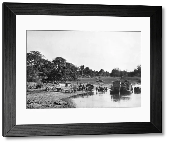 Framed Print : River scene, Rio Corrientes, Paraguay, 1911 Framed Print : River scene, Rio Corrientes, Paraguay, 1911