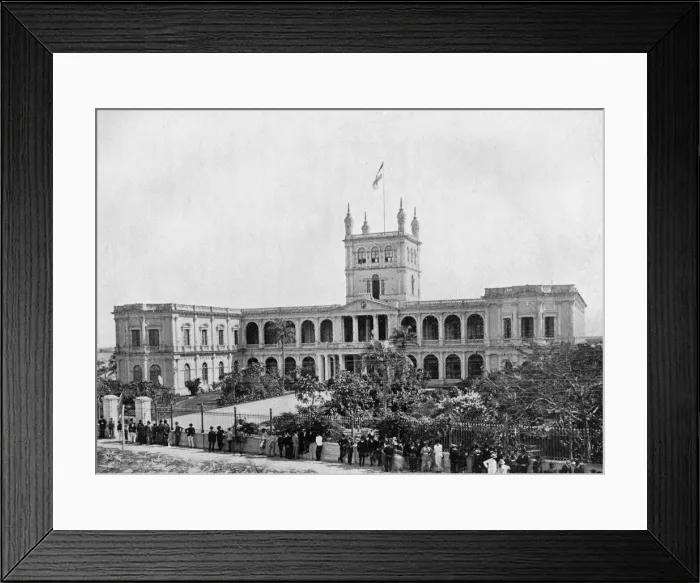 Framed Print : Government House, Asuncion, Paraguay, 1911 Framed Print : Government House, Asuncion, Paraguay, 1911