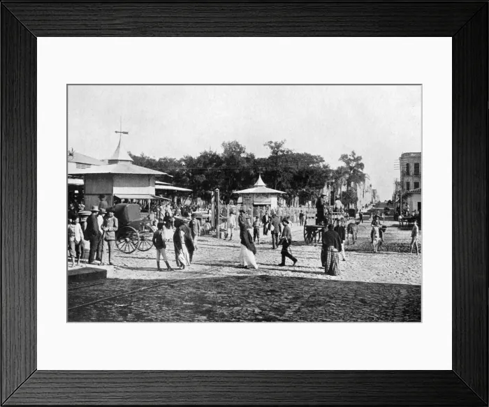 Framed Print : Market place, Asuncion, Paraguay, 1911 Framed Print : Market place, Asuncion, Paraguay, 1911