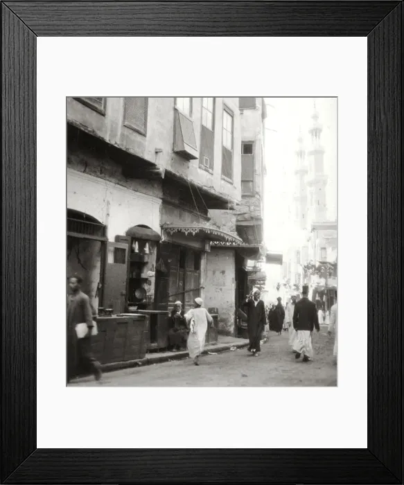 Framed Print : In the Darb-el-Ahmar, Cairo, Egypt, 20th century. Artist: J Dearden Holmes Framed Print : In the Darb-el-Ahmar, Cairo, Egypt, 20th century. Artist: J Dearden Holmes