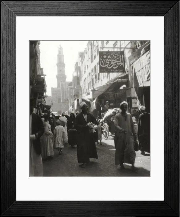 Framed Print : Bazaar of El Ghoria, Cairo, Egypt, 20th century. Artist: J Dearden Holmes Framed Print : Bazaar of El Ghoria, Cairo, Egypt, 20th century. Artist: J Dearden Holmes