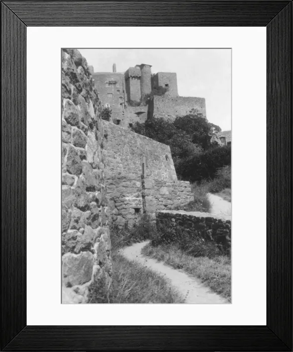Framed Print : Mont Orgueil Castle, Jersey, 20th century Framed Print : Mont Orgueil Castle, Jersey, 20th century