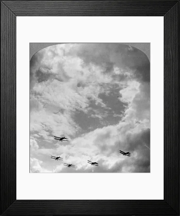 Framed Print : A battle squadron in fighting formation, World War I, c1914-c1918. Artist: Realistic Travels Publishers Framed Print : A battle squadron in fighting formation, World War I, c1914-c1918. Artist: Realistic Travels Publishers