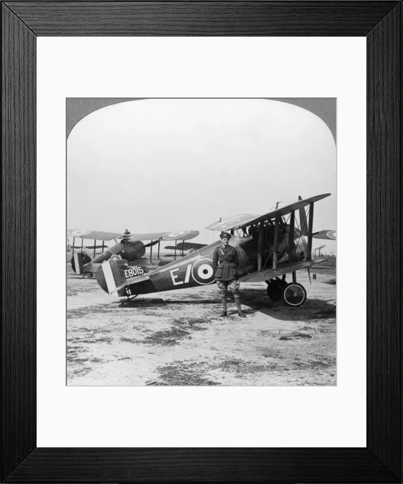 Framed Print : Sopwith Camel aircraft ready for a patrol over the German lines, World War I, c1917-c1918. Artist: Realistic Travels Publishers Framed Print : Sopwith Camel aircraft ready for a patrol over the German lines, World War I, c1917-c1918. Artist: Realistic Travels Publishers