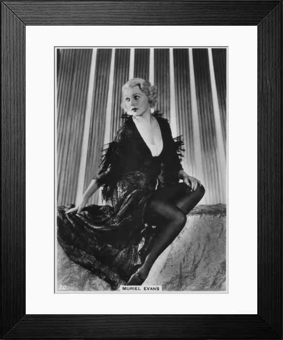 Framed Print : Muriel Evans, American film actress, c1938 Framed Print : Muriel Evans, American film actress, c1938