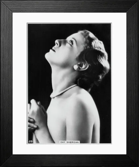 Framed Print : Gay Sheridan, American film actress, c1938 Framed Print : Gay Sheridan, American film actress, c1938