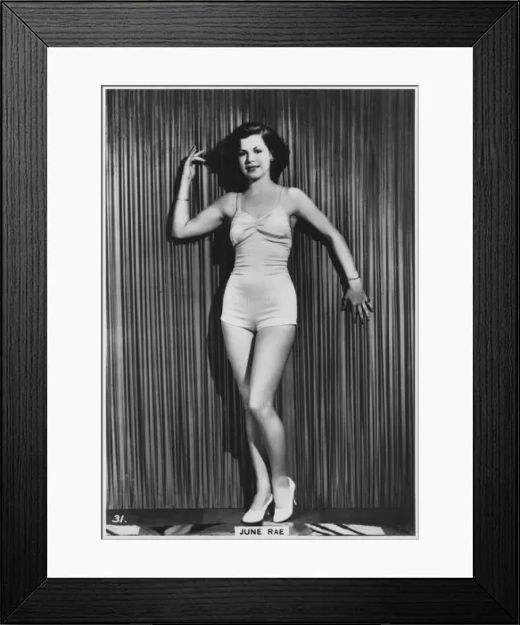 Framed Print : June Rae, c1938 Framed Print : June Rae, c1938