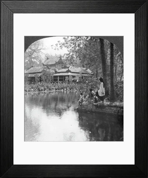 Framed Print : South Garden Palace in Fort, Mandalay, Burma, 1908. Artist: Stereo Travel Co Framed Print : South Garden Palace in Fort, Mandalay, Burma, 1908. Artist: Stereo Travel Co