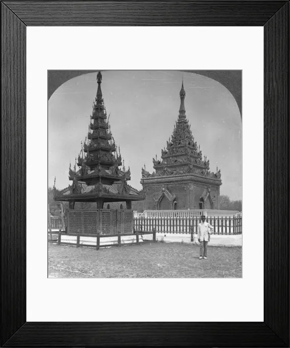 Framed Print : King Mindons Tomb, Royal Palace, Mandalay, Burma, 1908. Artist: Stereo Travel Co Framed Print : King Mindons Tomb, Royal Palace, Mandalay, Burma, 1908. Artist: Stereo Travel Co