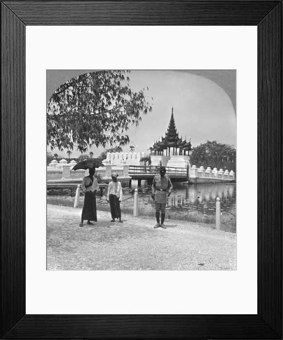 Framed Print : Main entrance to Fort Dufferin and the Royal Palace, Mandalay, Burma, 1908. Artist: Stereo Travel Co Framed Print : Main entrance to Fort Dufferin and the Royal Palace, Mandalay, Burma, 1908. Artist: Stereo Travel Co