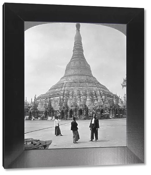 Shwedagon Pagoda, Rangoon, Burma, 1908. Artist: Stereo Travel Co