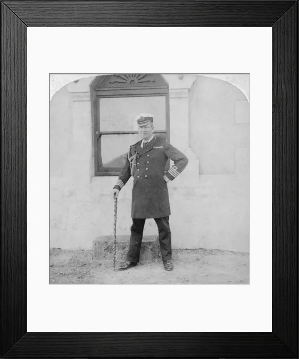 Framed Print : Captain Sir Edward Chichester, British naval officer, Cape Town, South Africa, 1900. Artist: Underwood & Underwood Framed Print : Captain Sir Edward Chichester, British naval officer, Cape Town, South Africa, 1900. Artist: Underwood & Underwood