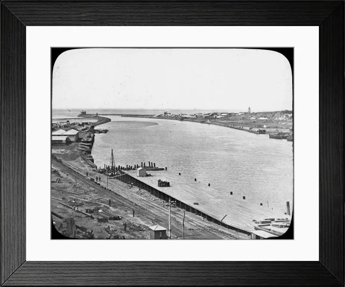 Framed Print : East London, South Africa, c1890 Framed Print : East London, South Africa, c1890