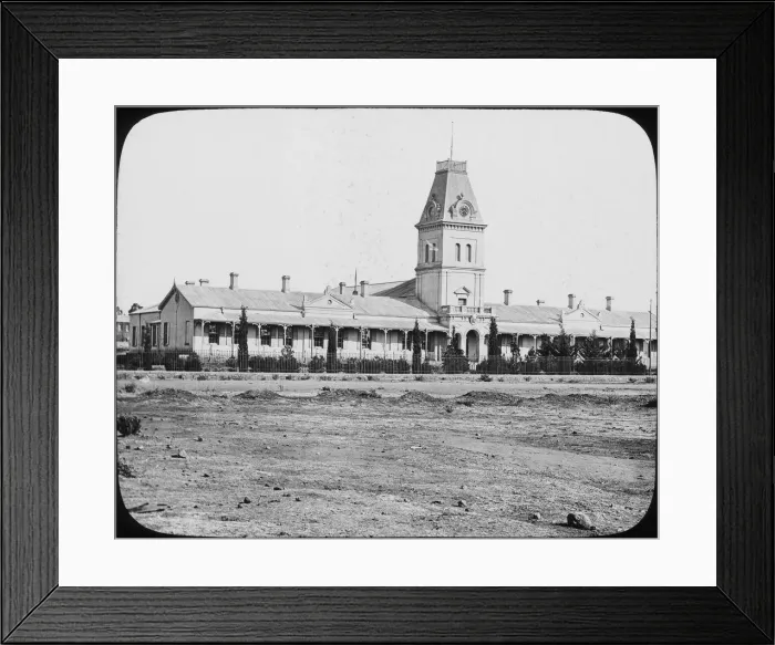 Framed Print : Government buildings, Bloemfontein, South Africa, c1890 Framed Print : Government buildings, Bloemfontein, South Africa, c1890