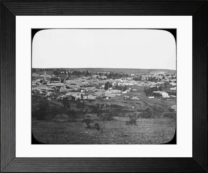 Framed Print : King Williams Town, South Africa, c1890 Framed Print : King Williams Town, South Africa, c1890