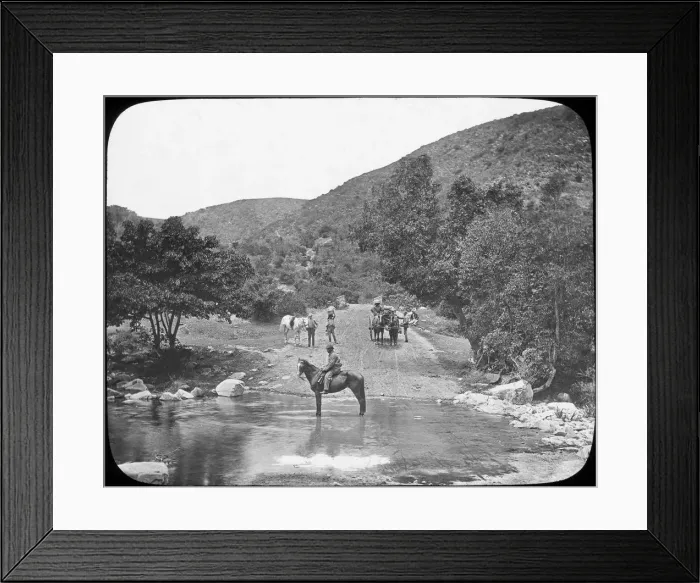 Framed Print : Van Stadens Pass, South Africa, c1890 Framed Print : Van Stadens Pass, South Africa, c1890