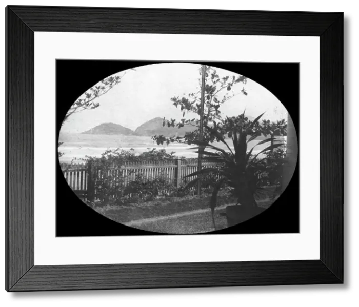 Framed Print : Guaruja, Sao Paulo, Brazil, late 19th or early 20th century Framed Print : Guaruja, Sao Paulo, Brazil, late 19th or early 20th century