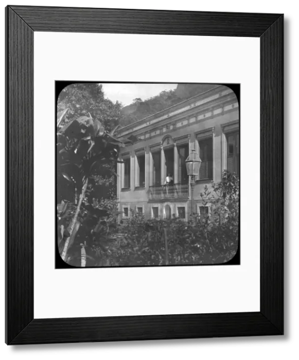 Framed Print : House, Rio de Janeiro, Brazil, late 19th or early 20th century Framed Print : House, Rio de Janeiro, Brazil, late 19th or early 20th century