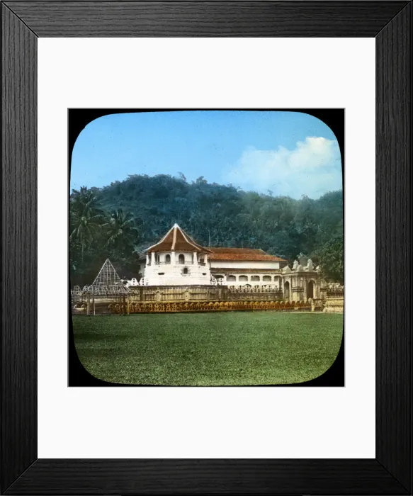 Framed Print : Temple of the Sacred Tooth, Kandy, Ceylon, late 19th or early 20th century Framed Print : Temple of the Sacred Tooth, Kandy, Ceylon, late 19th or early 20th century