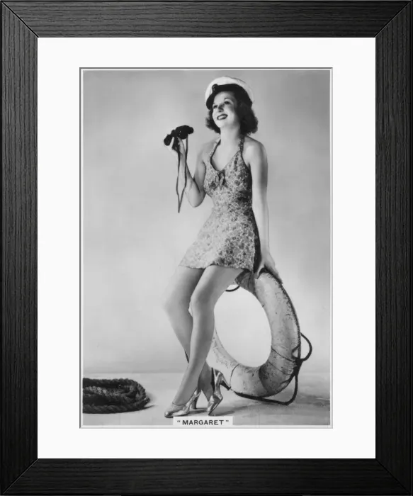 Framed Print : Margaret, of the Windmill Theatre, London, 1938 Framed Print : Margaret, of the Windmill Theatre, London, 1938