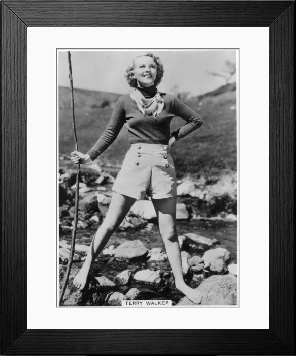 Framed Print : Terry Walker, American film actress, c1936-c1939 Framed Print : Terry Walker, American film actress, c1936-c1939