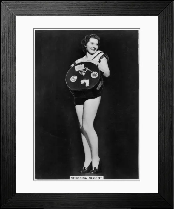 Framed Print : Veronica Nugent, actress, c1936-c1939 Framed Print : Veronica Nugent, actress, c1936-c1939