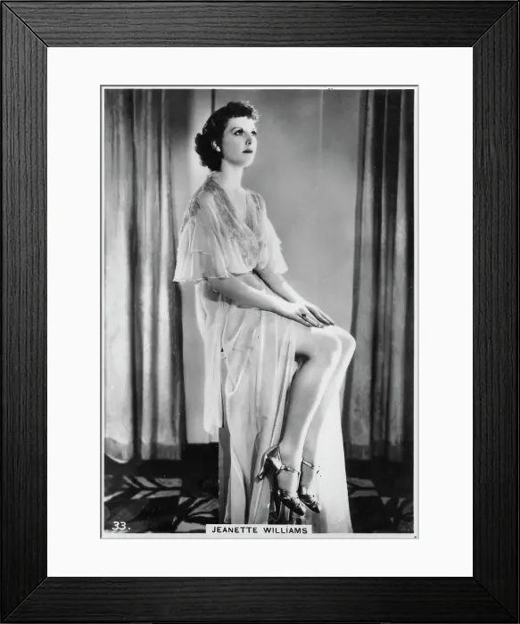 Framed Print : Jeanette Williams, c1938 Framed Print : Jeanette Williams, c1938