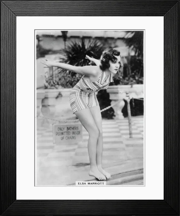 Framed Print : Elsa Marriott, actress, 1938 Framed Print : Elsa Marriott, actress, 1938
