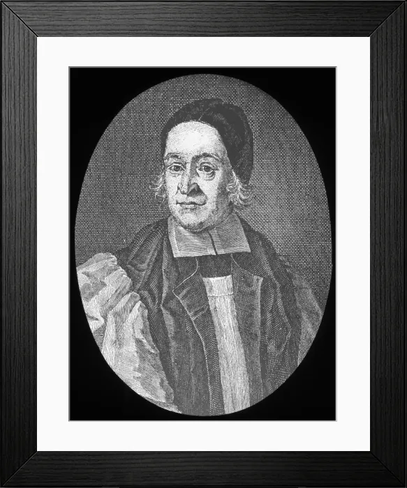 Framed Print : Bishop Thomas Ken, 17th century English cleric, late 19th or early 20th century Framed Print : Bishop Thomas Ken, 17th century English cleric, late 19th or early 20th century