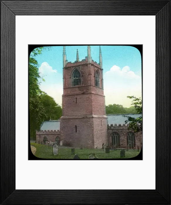 Framed Print : Bodmin Church, Cornwall, late 19th or early 20th century. Artist: Church Army Lantern Department Framed Print : Bodmin Church, Cornwall, late 19th or early 20th century. Artist: Church Army Lantern Department
