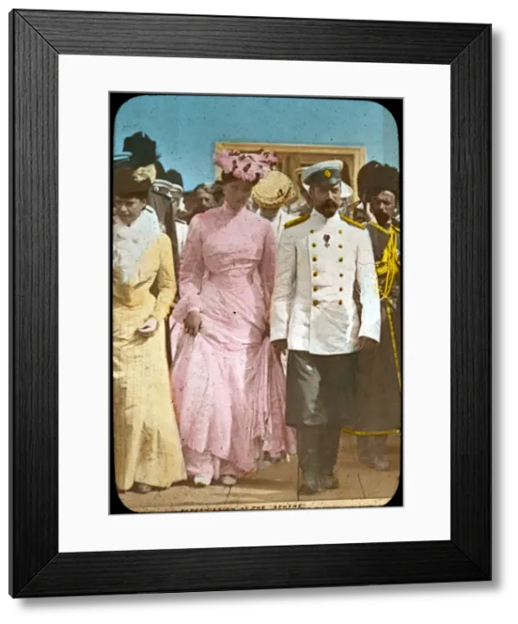 Framed Print : Tsar Nicholas II of Russia and Tsarina Alexandra, c1894-c1917 Framed Print : Tsar Nicholas II of Russia and Tsarina Alexandra, c1894-c1917