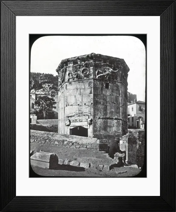 Framed Print : Tower of the Winds, Athens, Greece, late 19th or early 20th century Framed Print : Tower of the Winds, Athens, Greece, late 19th or early 20th century