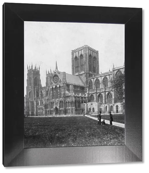 South-east view of York Minster, Yorkshire, late 19th or early 20th century