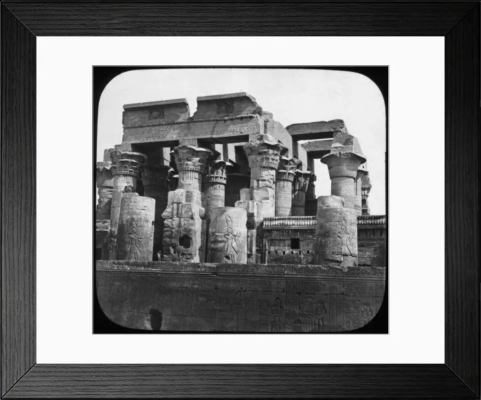 Framed Print : Temple of Kom Ombo, Egypt, c1890. Artist: Newton & Co Framed Print : Temple of Kom Ombo, Egypt, c1890. Artist: Newton & Co