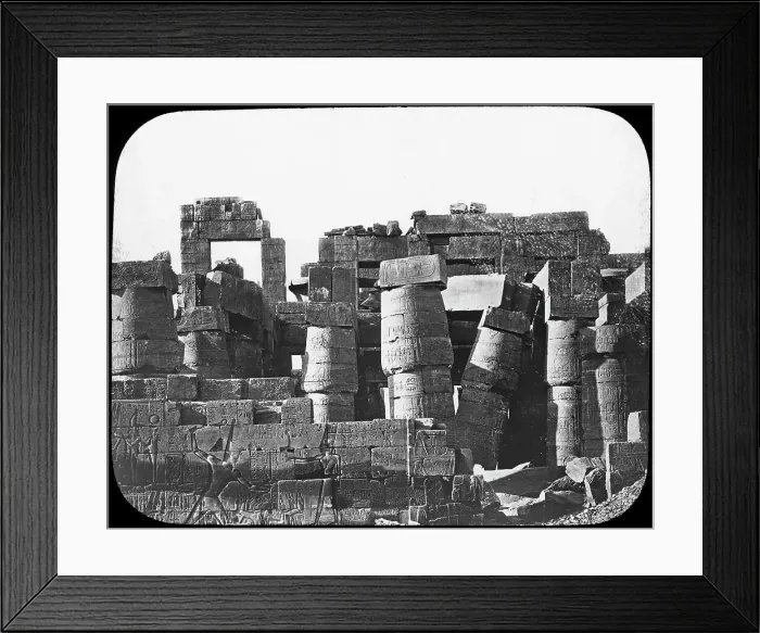 Framed Print : Great Temple, Karnak, Egypt, c1890. Artist: Newton & Co Framed Print : Great Temple, Karnak, Egypt, c1890. Artist: Newton & Co