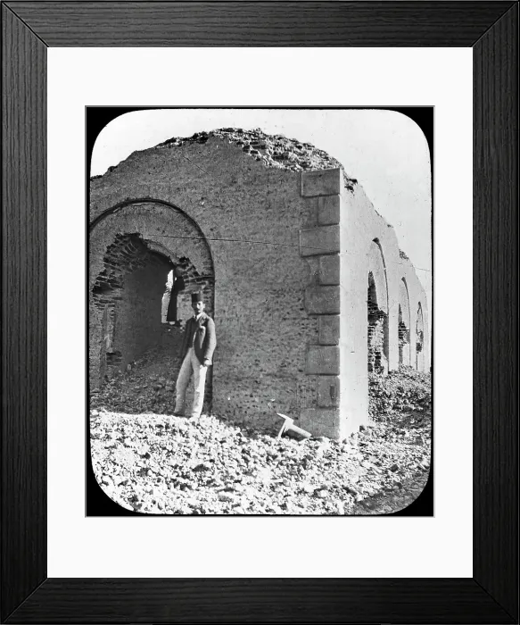Framed Print : The ruins of the Mahdis tomb in Omdurman, Sudan, c1898. Artist: Newton & Co Framed Print : The ruins of the Mahdis tomb in Omdurman, Sudan, c1898. Artist: Newton & Co