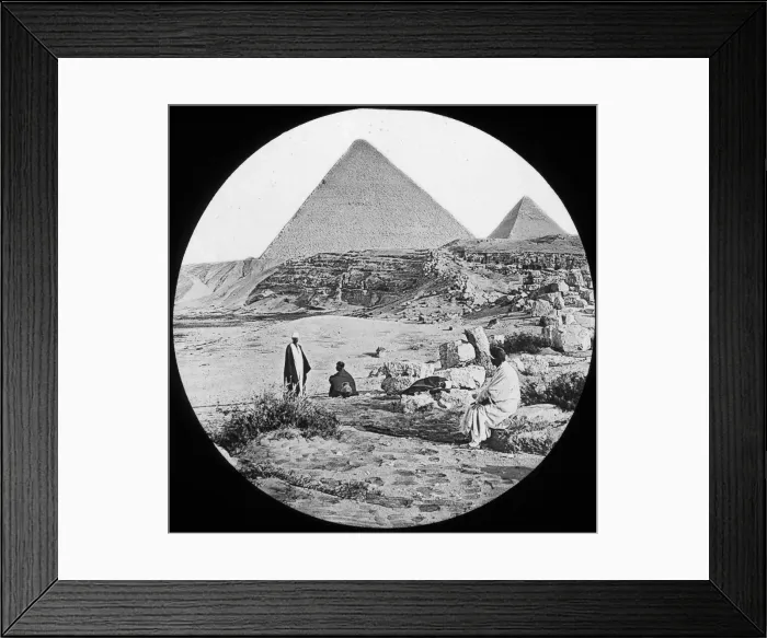 Framed Print : The Great Pyramids, Giza, Egypt, c1890. Artist: Newton & Co Framed Print : The Great Pyramids, Giza, Egypt, c1890. Artist: Newton & Co