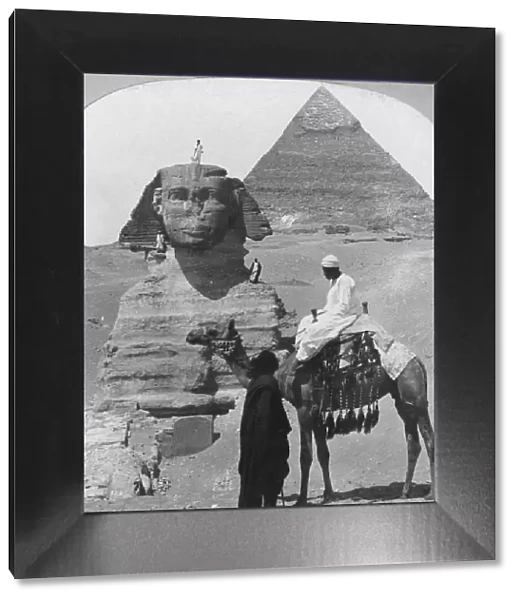 The Great Sphinx of Giza, Egypt, 1899. Artist: The Fine Art Photographers Co