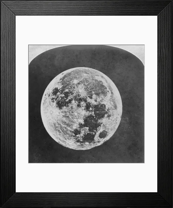 Framed Print : Full Moon, late 19th or early 20th century. Artist: Kilburn Brothers Framed Print : Full Moon, late 19th or early 20th century. Artist: Kilburn Brothers