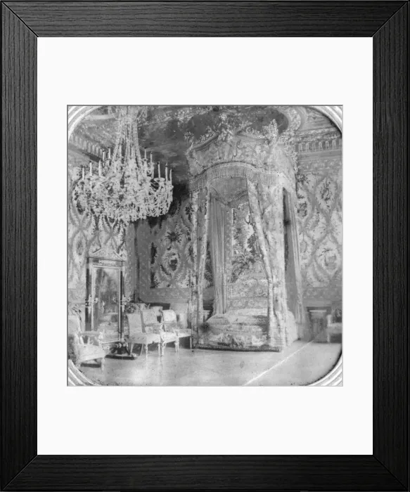 Framed Print : Marie Antoinettes bedroom, Palace of Fontainebleau, France, late 19th or early 20th century Framed Print : Marie Antoinettes bedroom, Palace of Fontainebleau, France, late 19th or early 20th century