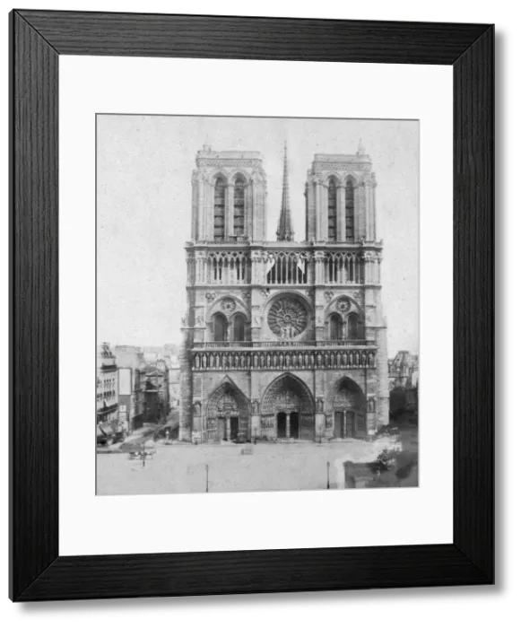 Framed Print : Notre Dame de Paris, France, late 19th or early 20th century. Artist: Photographic Company Framed Print : Notre Dame de Paris, France, late 19th or early 20th century. Artist: Photographic Company