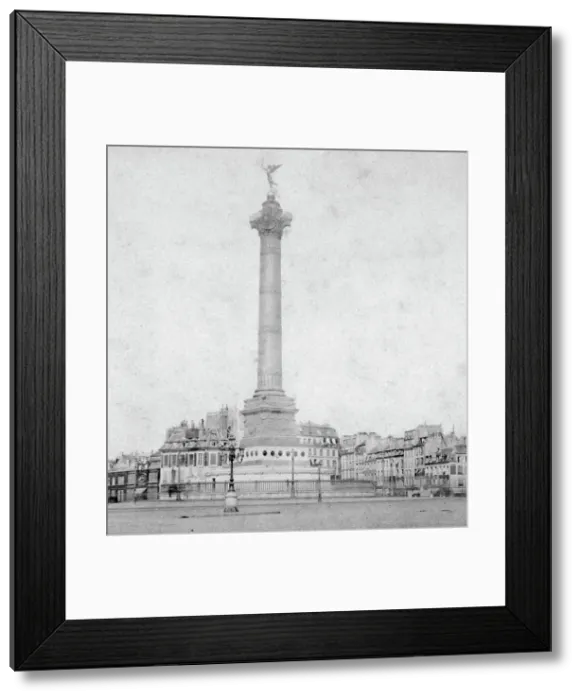 Framed Print : Colonne de Juillet, Place de la Bastille, Paris, France, late 19th or early 20th century Framed Print : Colonne de Juillet, Place de la Bastille, Paris, France, late 19th or early 20th century